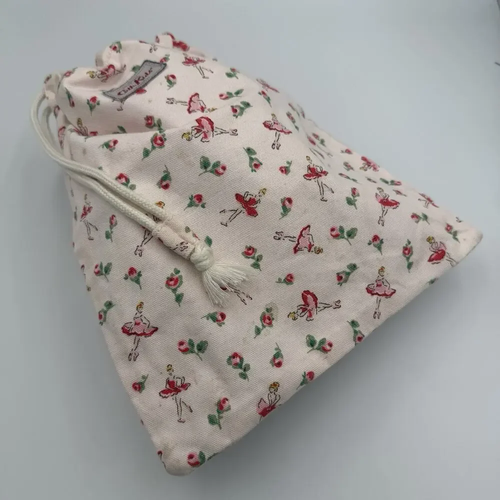 Cath Kids London, Children's Ballerina Drawstring Bag, Light Pink